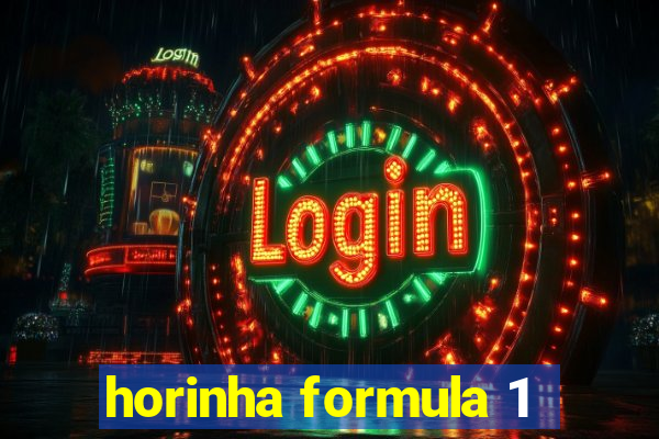 horinha formula 1